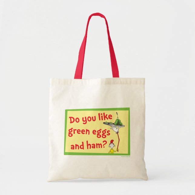 Do You Like Green Eggs and Ham? Tote Bag (Front)