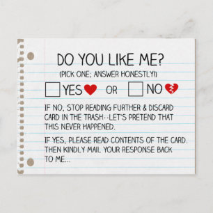 Do You Like Me? Postcards