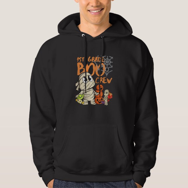 Do You Like Mummy This 1st Grade Boo Crew Hallowee Hoodie (Front)