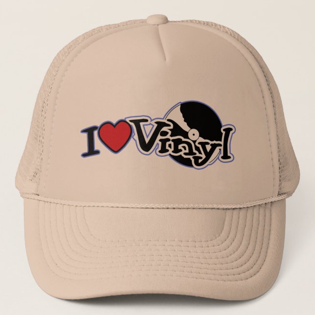 Do you love Vinyl? Trucker Hat (Front)