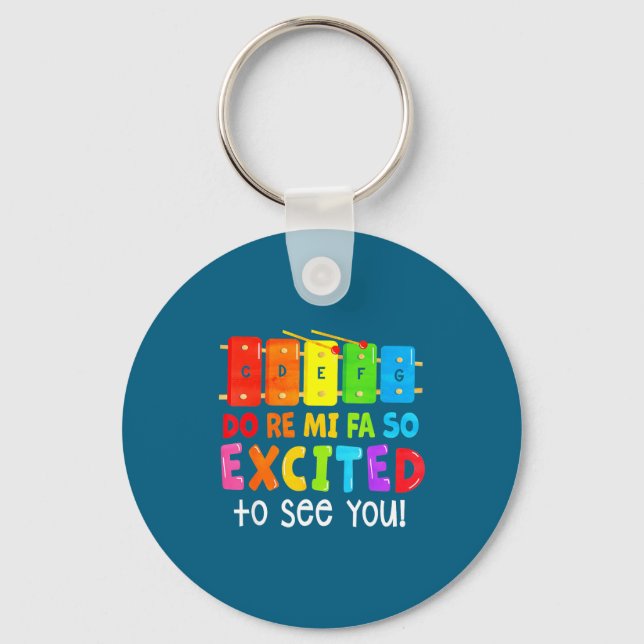 Do You Re Mi Fa So Excited Key Ring (Front)
