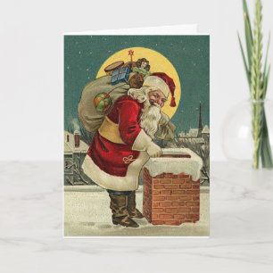 Do You Really Think My Fat Butt Will Fit?  Santa Holiday Card