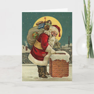 Do You Really Think My Fat Butt Will Fit? Santa Holiday Card