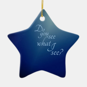 Do You See What I See? Ceramic Tree Decoration