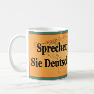 Do you speak German? in German. Flag bf Coffee Mug