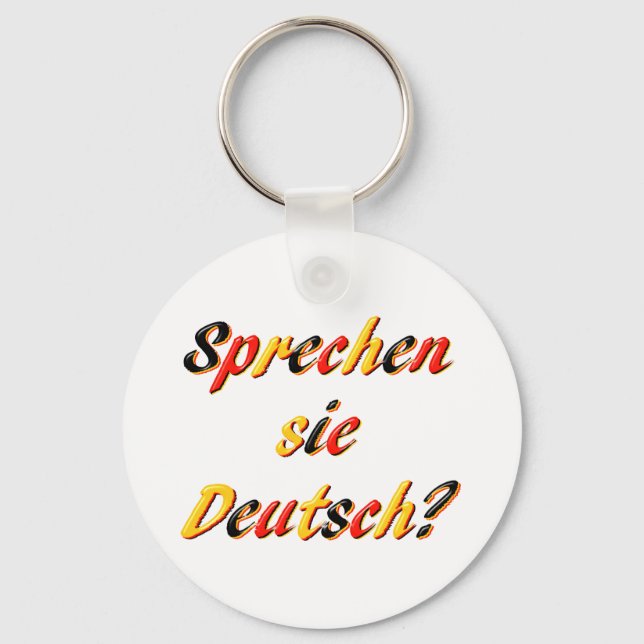 Do You Speak? Key Ring (Front)
