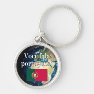 Do you speak Portuguese? Portuguese. Flag & Earth Key Ring