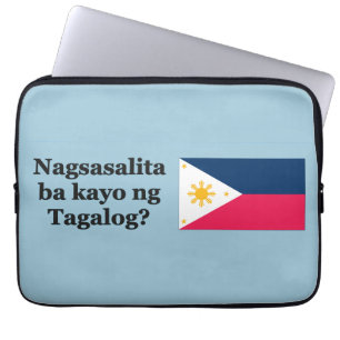 Do you speak Tagalog? in Tagalog. Flag bf Laptop Sleeve