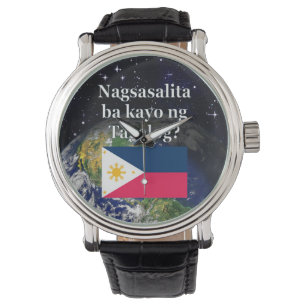 Do you speak Tagalog? in Tagalog. Flag & Earth Watch