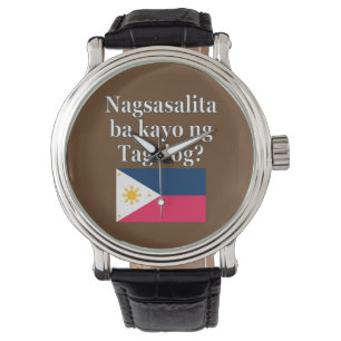 Do you speak Tagalog? in Tagalog. Flag Watch