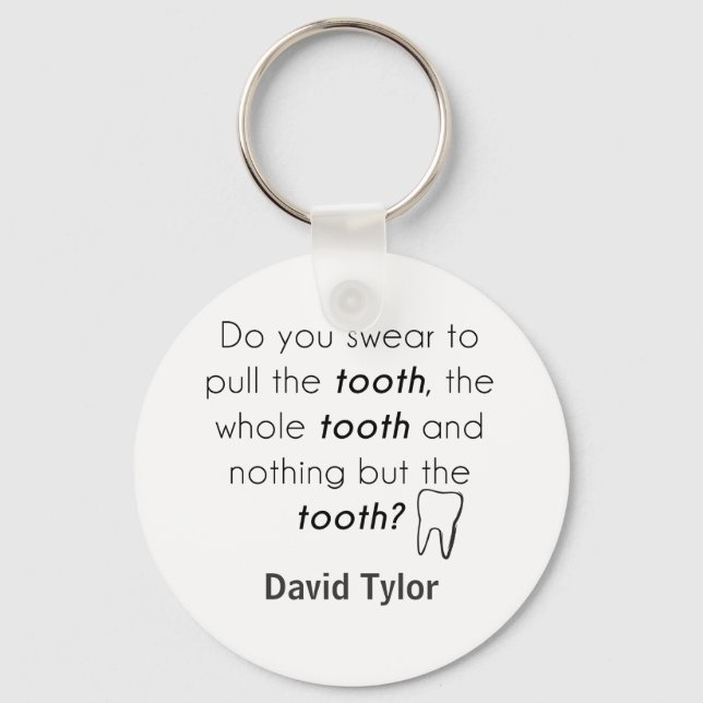 Do you swear? key ring (Front)