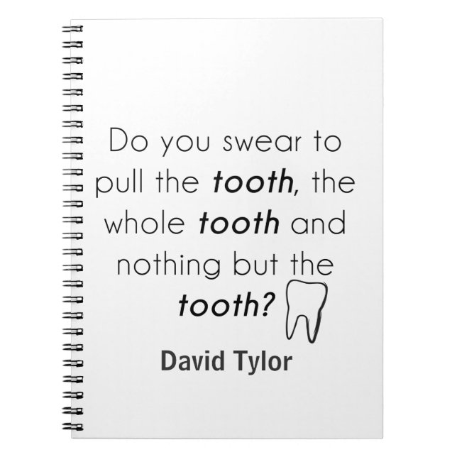 Do you swear? notebook (Front)