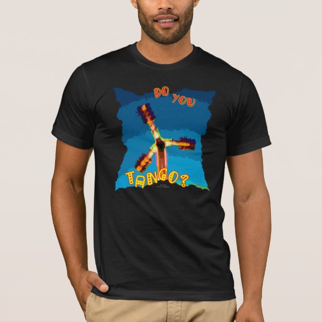Do You Tango? Bella Canvas Black T-Shirt (Front)