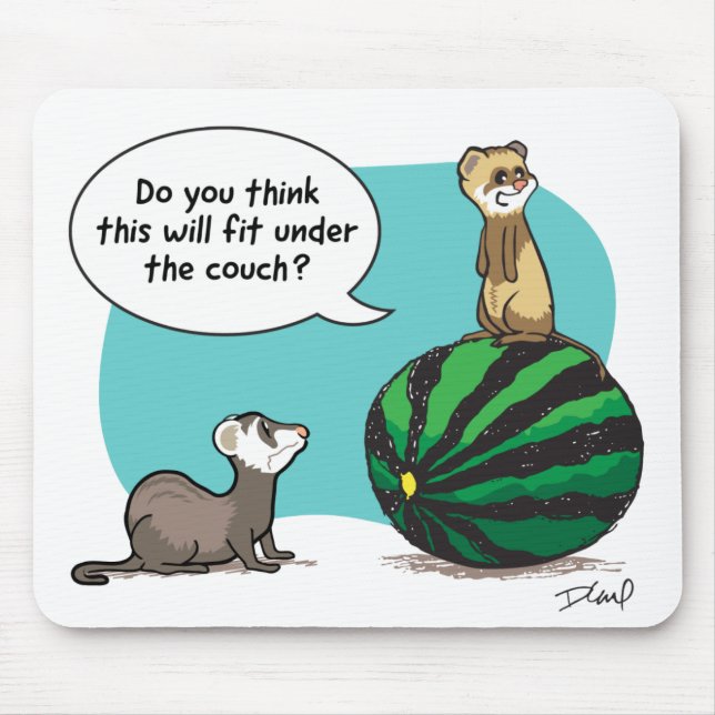 Do You Think This Will Fit Under The Couch? Mouse Mat (Front)