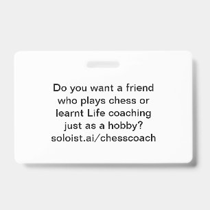 Do you want a friend ID badge