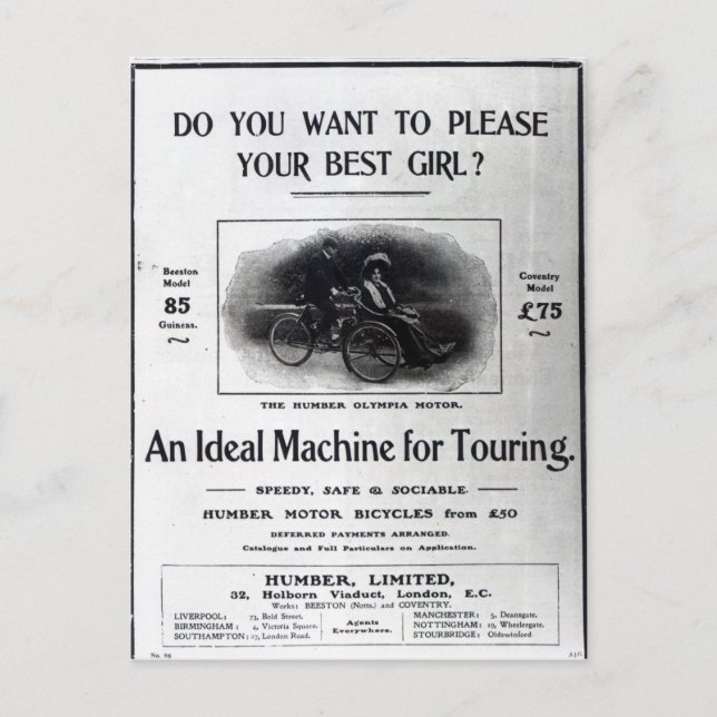 Do You Want to Please Your Best Girl? Postcard (Front)