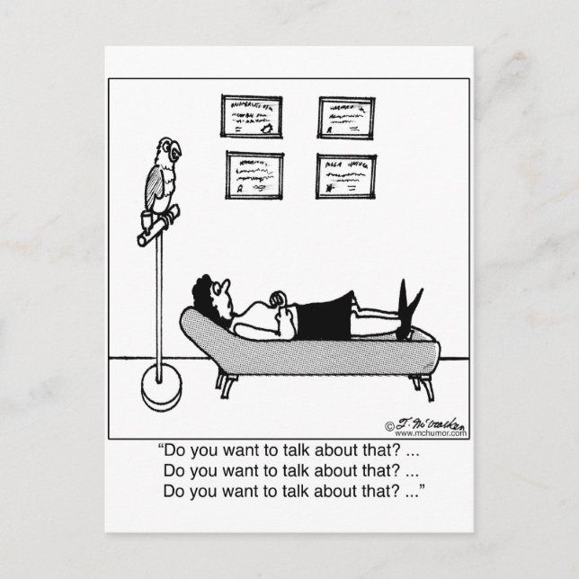 Do You Want To Talk About That? Postcard (Front)