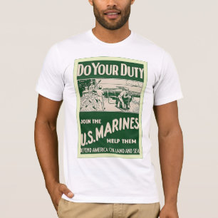 Do Your Duty ~ Vintage World War 1 T-Shirt