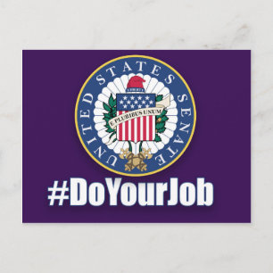 Do Your Job Senate Postcard