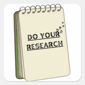 "Do Your Research" Stickers