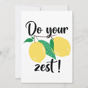 Do Your Zest Thank You Card