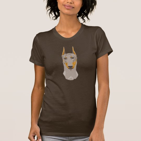 Dob erman Head, Fawn T-Shirt