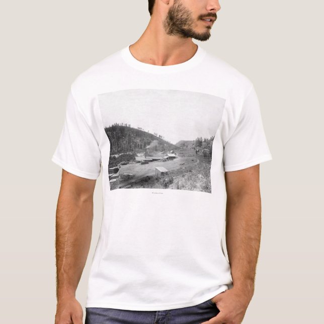 Dobbin's Saw Mill in the Black Hills Photograph T-Shirt (Front)