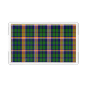 Dobbins Scottish Tartan Acrylic Tray