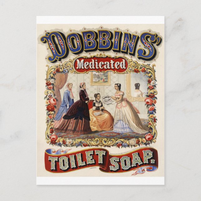 Dobbins Vintage Ad Postcard (Front)