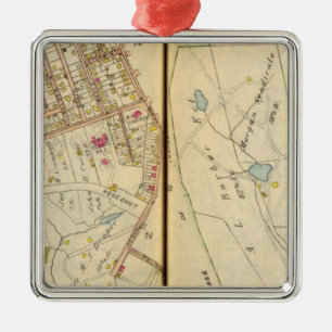 Dobbs Ferry, New York 3 Metal Tree Decoration