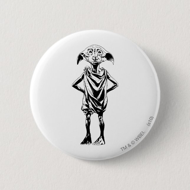Dobby 2 6 cm round badge (Front)