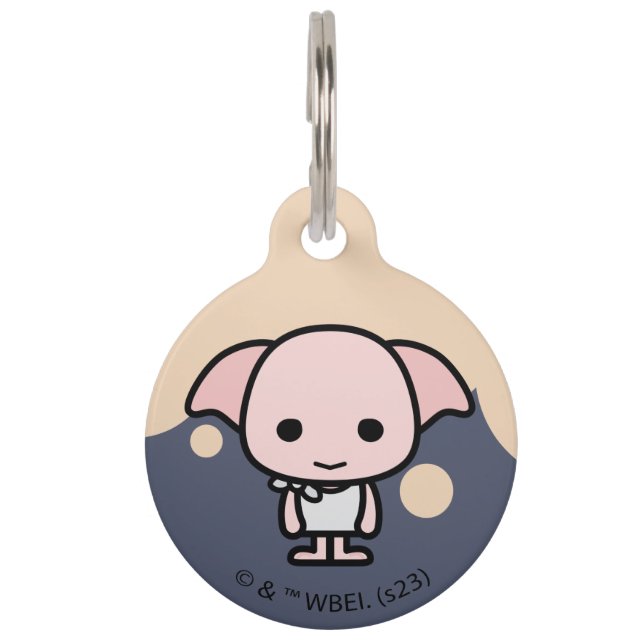 Dobby Cartoon Character Art Pet Tag (Front)