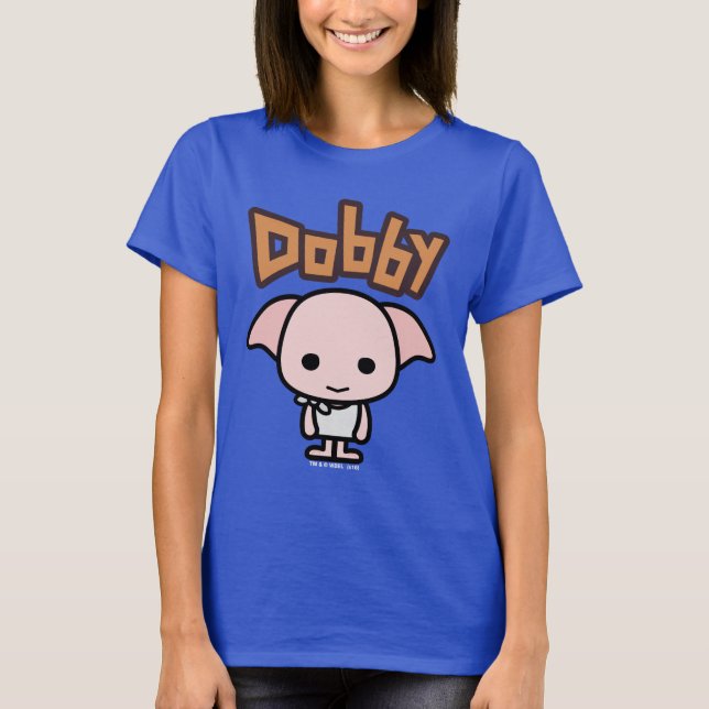 Dobby Cartoon Character Art T-Shirt (Front)