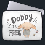 Dobby Is Free Laptop Sleeve<br><div class="desc">HARRY POTTER™ | Check out this adorable illustration of Dobby the house elf that reads: Dobby is free!</div>