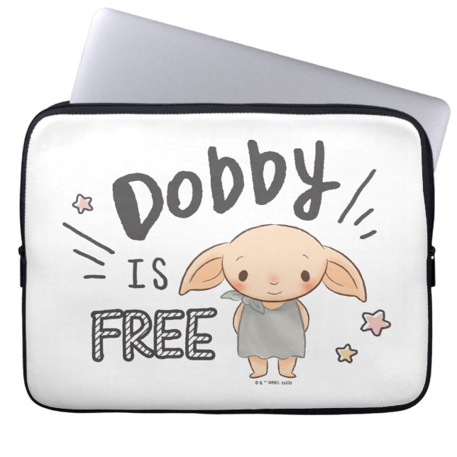 Dobby Is Free Laptop Sleeve (Front)