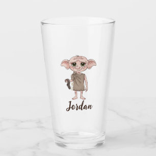 Dobby Watercolor Character Art Glass