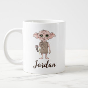 Dobby Watercolor Character Art Large Coffee Mug