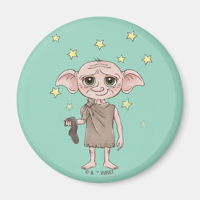 Dobby Watercolor Character Art Magnet (Front)