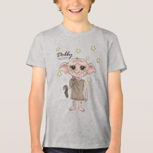 Dobby Watercolor Character Art Tri-Blend Shirt