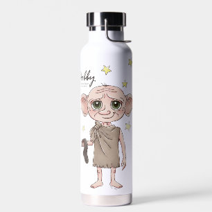 Dobby Watercolor Character Art Water Bottle