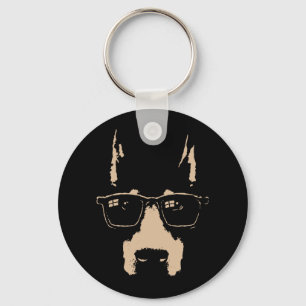 Dobe Glasses Key Ring
