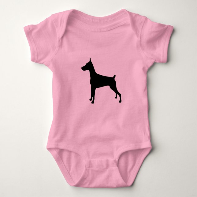 Dobe Silhouette Baby Bodysuit (Front)