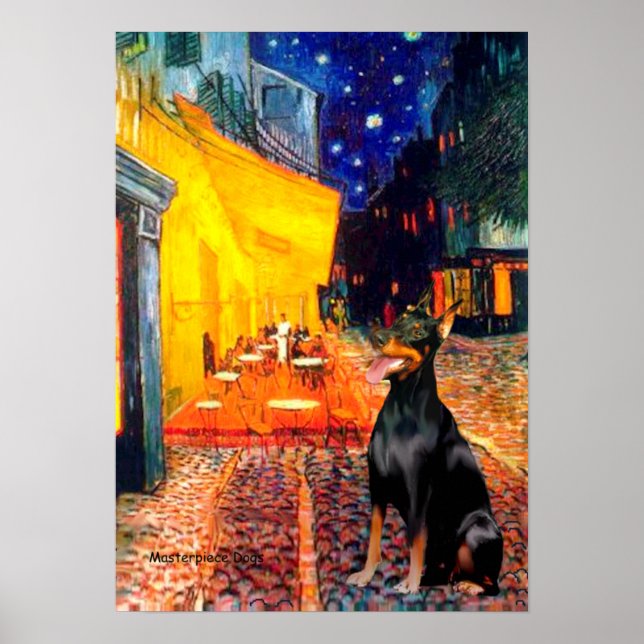 Doberman 1 - Terrace Cafe Poster (Front)