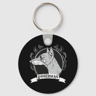 DOBERMAN (2) KEY RING
