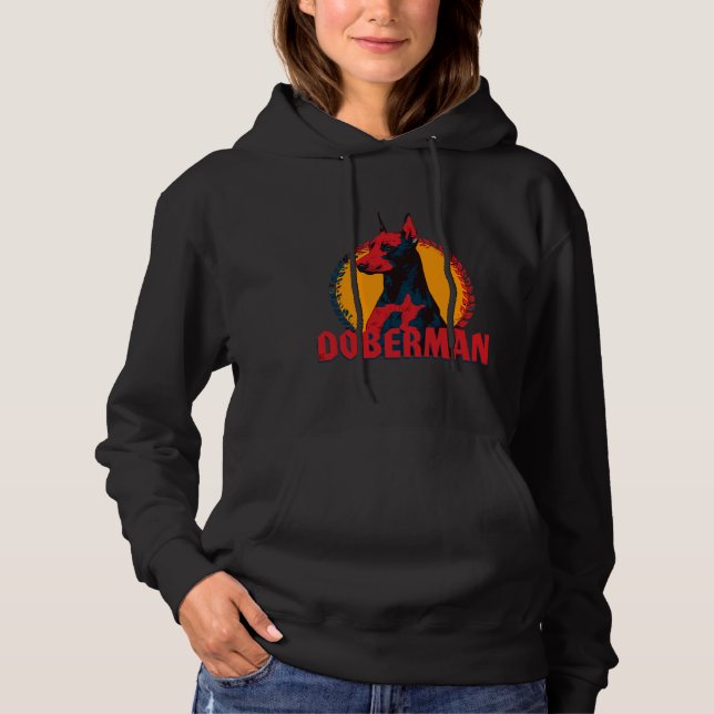 Doberman  545 hoodie (Front)