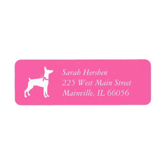 Doberman Baby Shower Dog (Front)