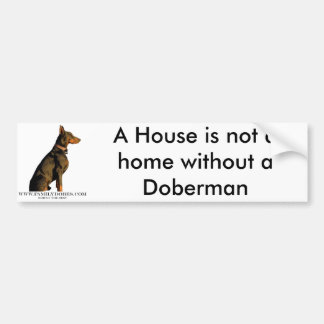 doberman bumper sticker
