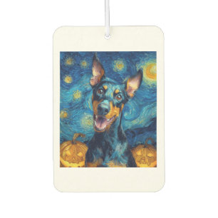 doberman car air freshener