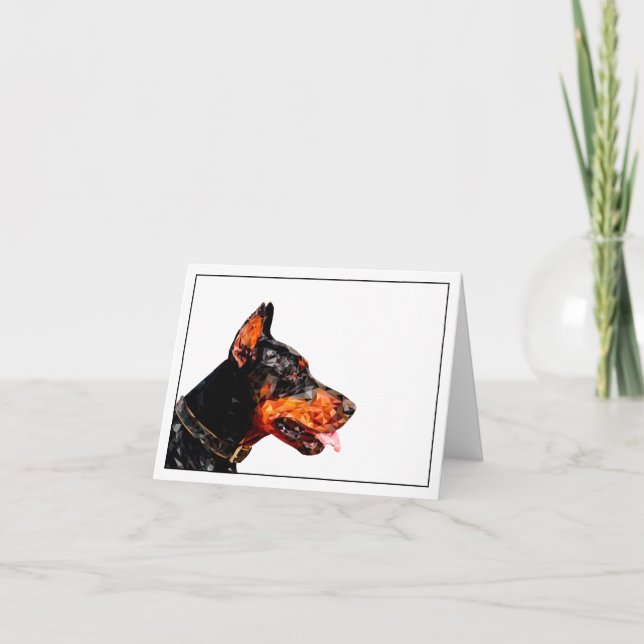 Doberman Card (Front)