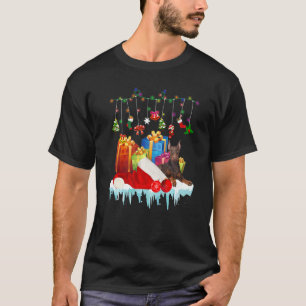 Doberman Christmas Tree Ornament Decor T-Shirt
